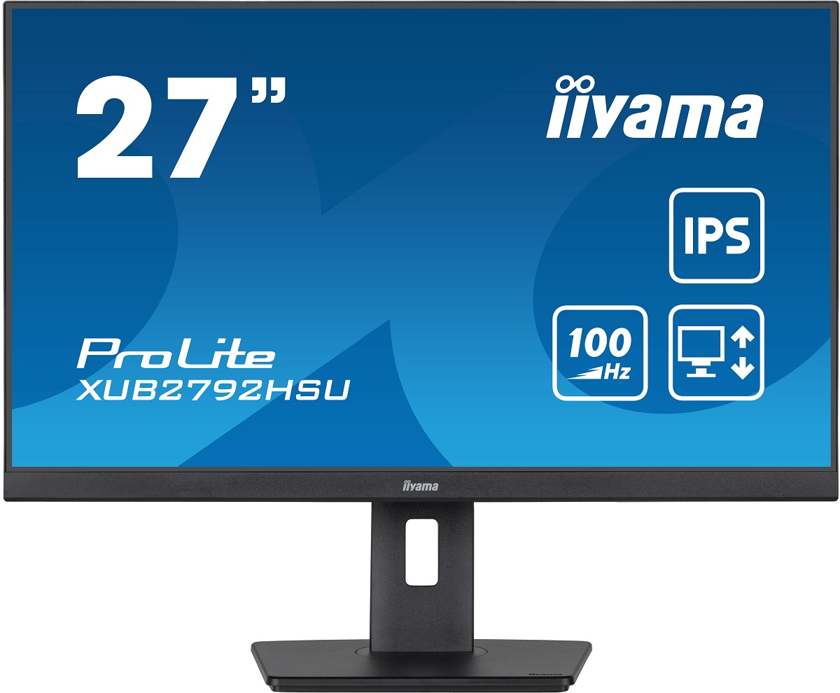 iiyama ProLite/ XUB2792HSU-B6/ 27"/ Ips/ Fhd/ 100Hz/ 0, 4ms/ Black/ 3R…