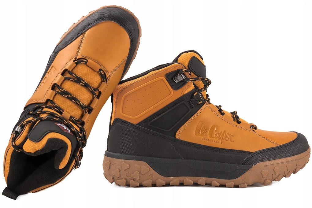 Lee Cooper LCJ-24-01-2938M Zimní Trekingové Boty Zateplené 44 Camel