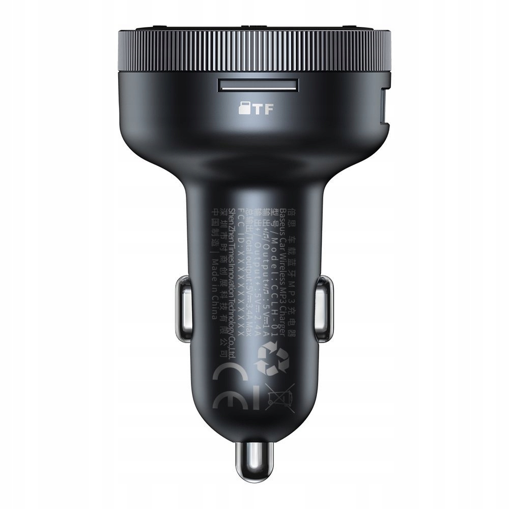 BASEUS ENJOY TRANSMITER FM 2X USB/3,5MM JACK MP3 BLUETOOTH 5.0 3.4A Marka Baseus