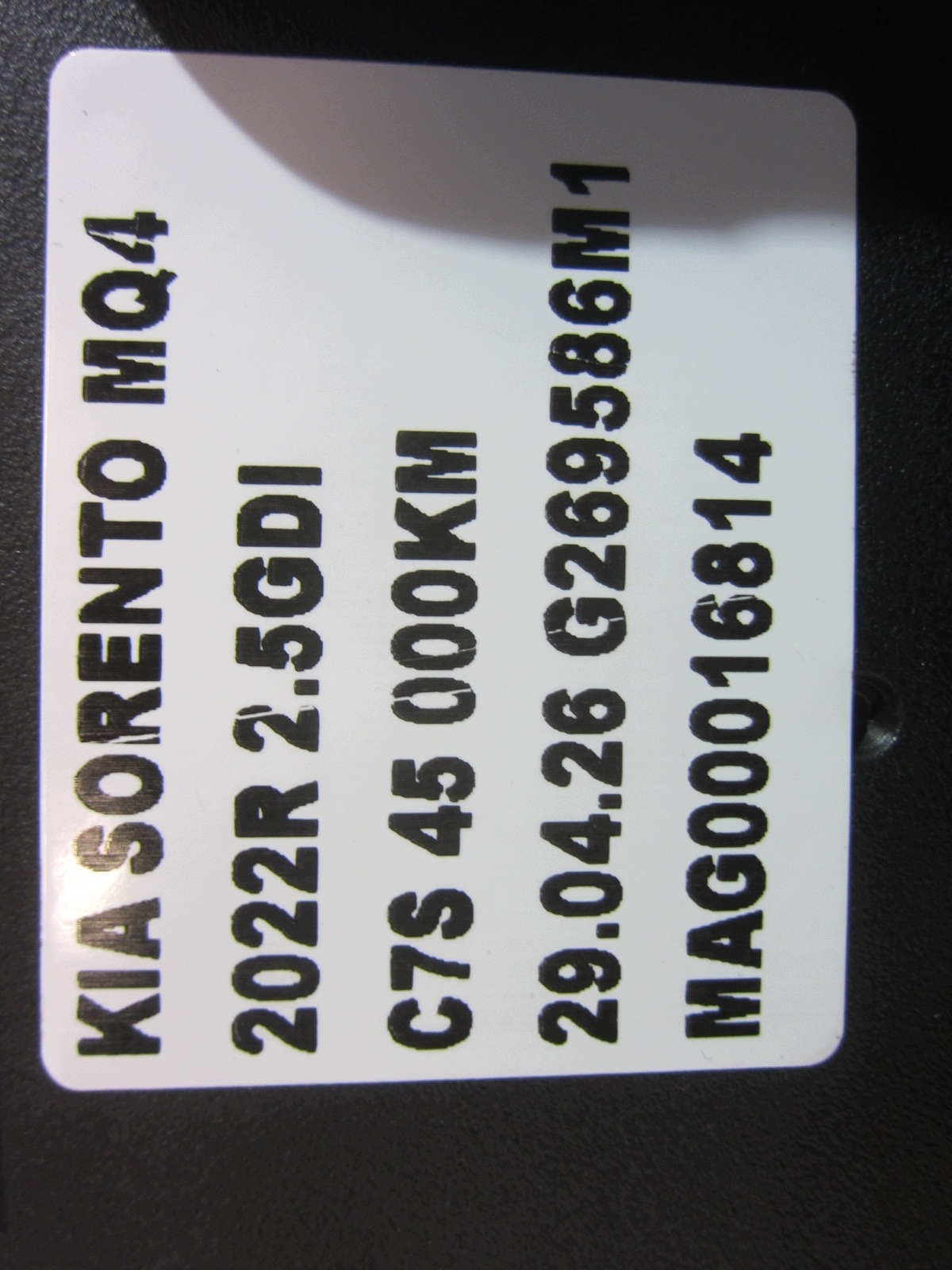 KIA SORENTO IV MQ4 IBU control unit comfort control unit BCM 954A0-R5380