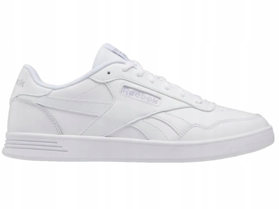 Pánské boty Reebok Court tenisky bílé 100010618 kůže pro každodenní nošení 40,5