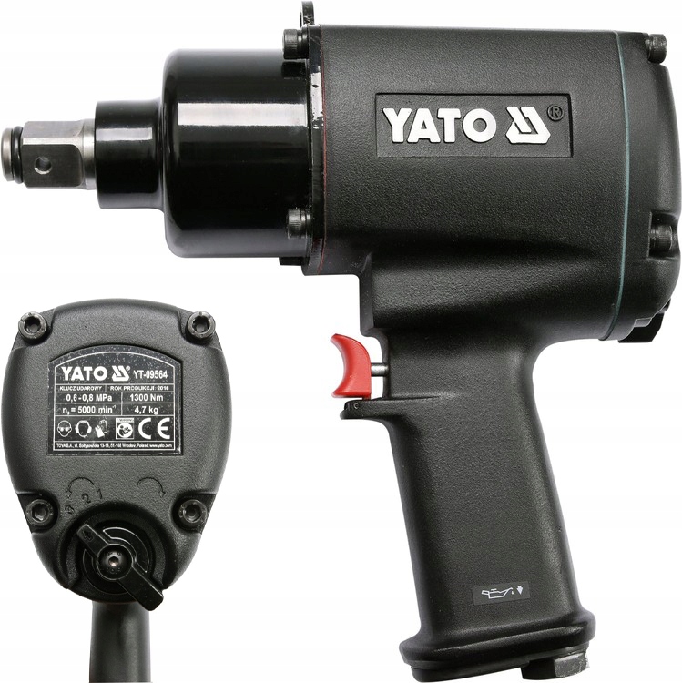 Yato Klucz Pneumatyczny Udarowy Do Kół 3/4" 1300 Nm