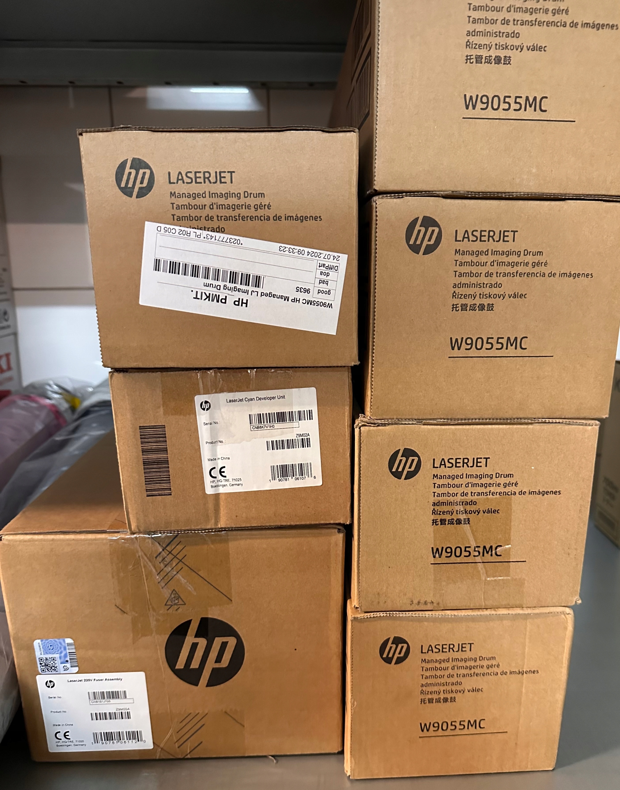 Bubon Hp W9055MC Color Cmy 145K Strán Originál pre Managed Mfp E87640