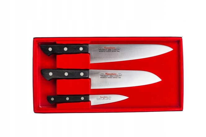 Sada 3 nožov Masahiro Bwh 140_112301 (21, 17,5, 9 cm)