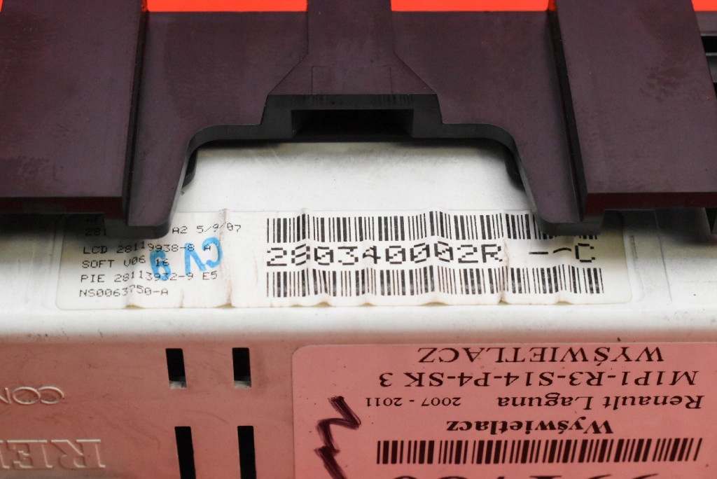 display 280340002R RENAULT LAGUNA III 07-11