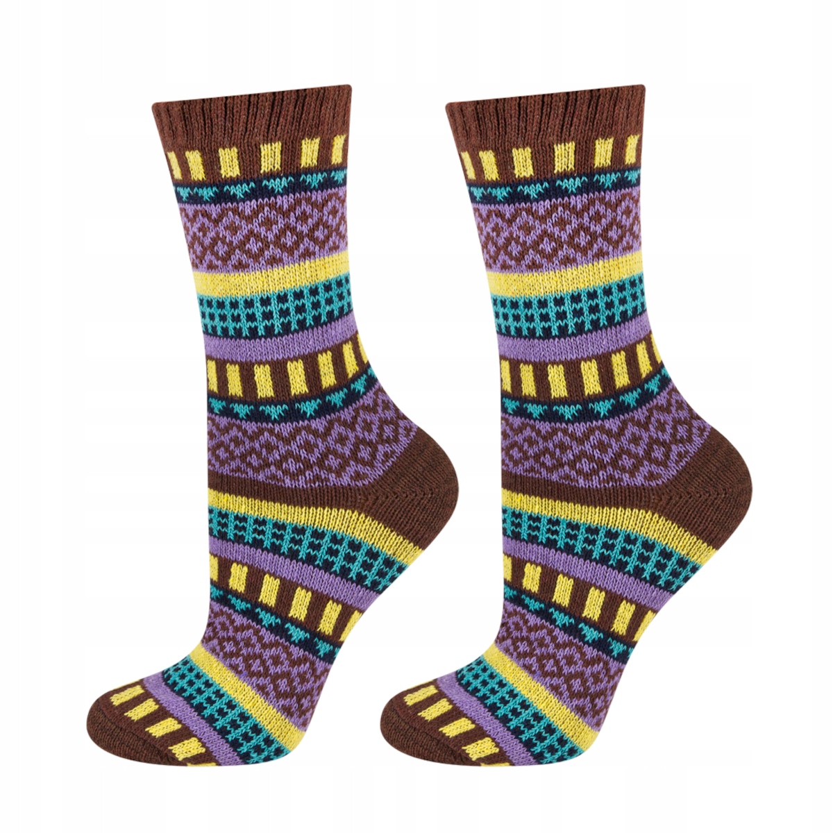 

Skarpety damskie Soxo we wzorki Premium 36-39