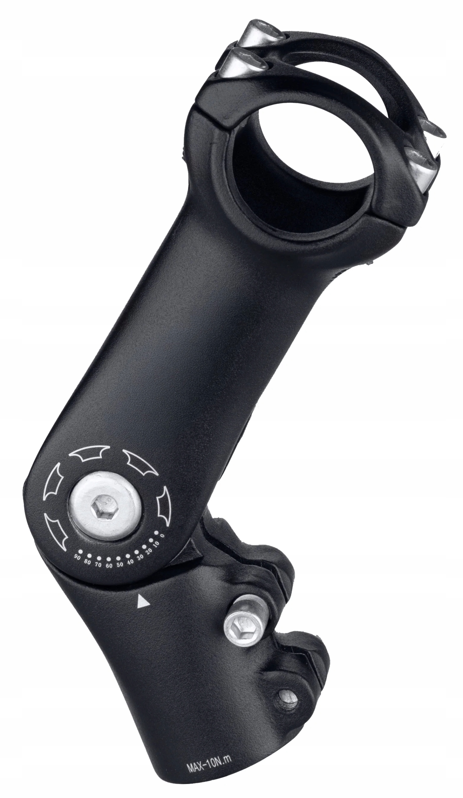 Mostek wspornik Force S6.3 31,8/90mm regulowany Aluminium, czarny ahead