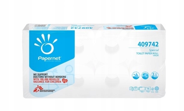 

Papier toaletowy 2w biały Papernet 409742 8 szt