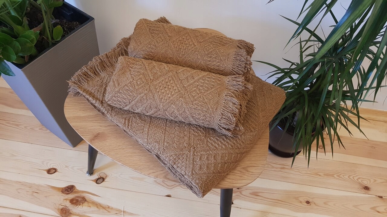 KOMPLET NARZUT NA KANAPĘ I FOTELE BEŻ Kod producenta 020937