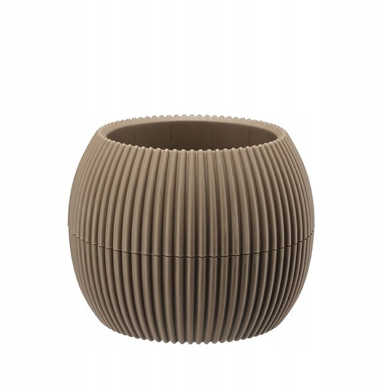 

Doniczka plastikowa z podstawką kula Coral 11,5 cm