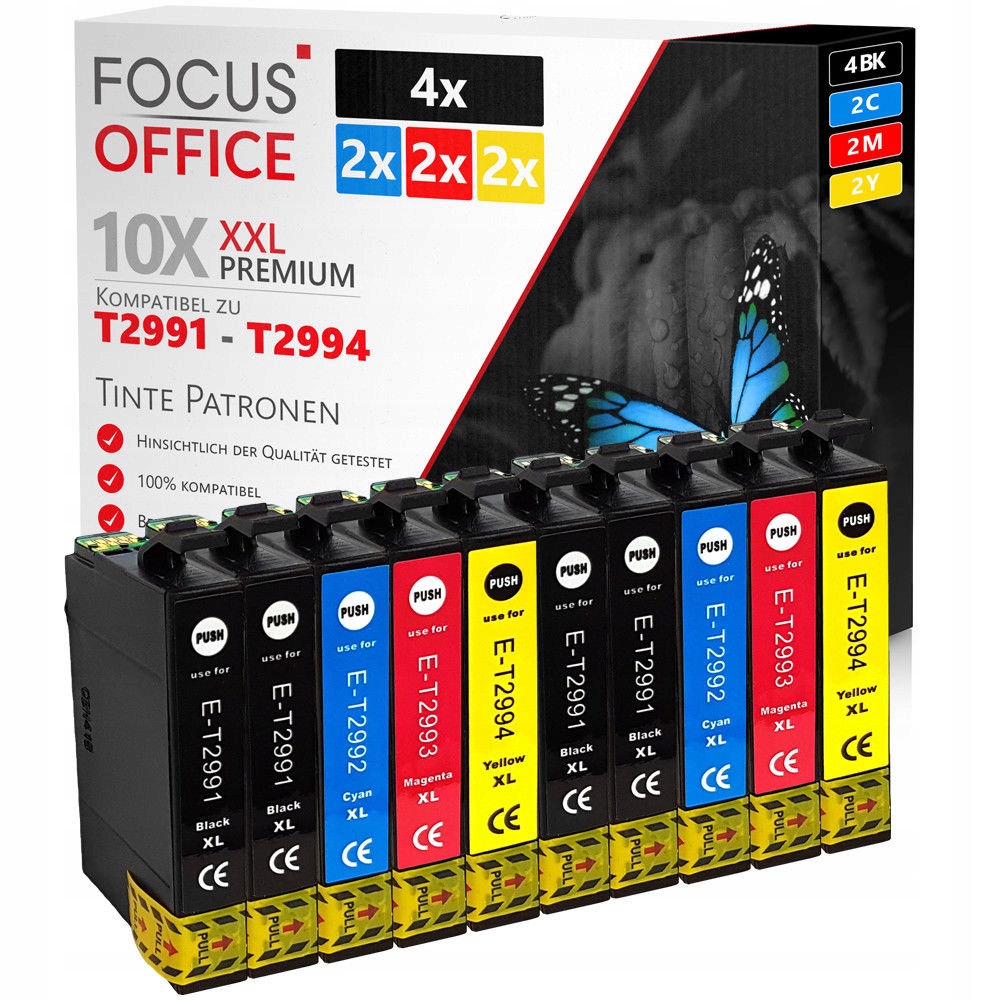

10x Tusze do drukarki Epson Expression Home XP235