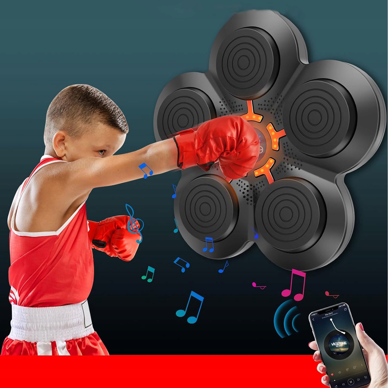 MUSIC BOXING MACHINE W TRENINGOWY ŚCIANA BOKSERSKA Kod producenta Music Boxing Machine