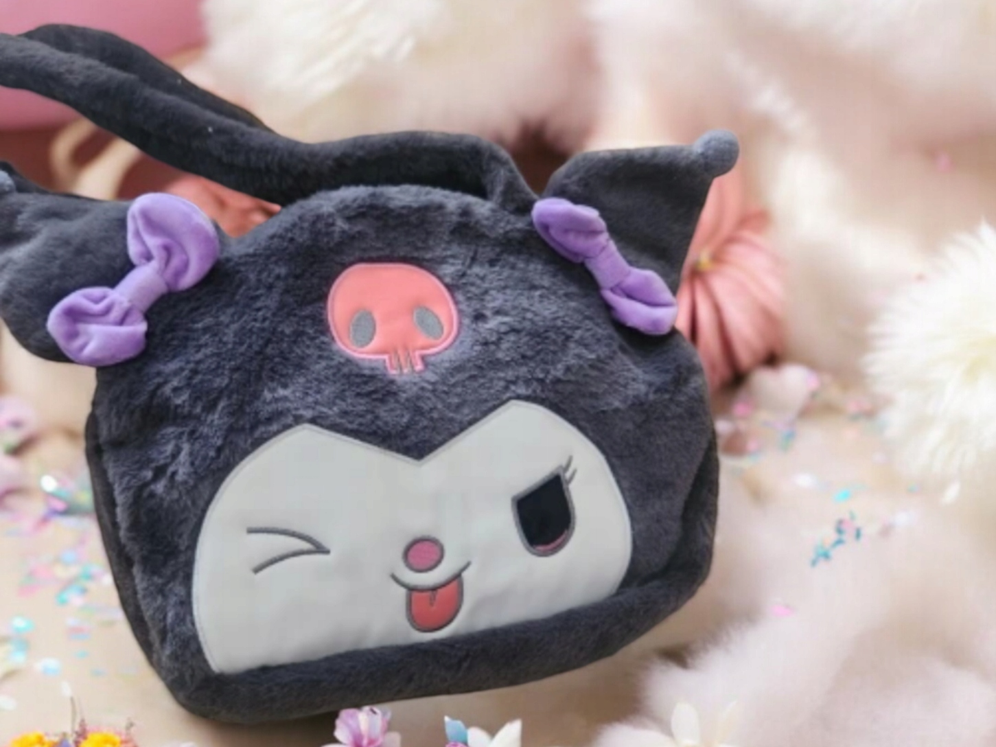 Torebka Kuromi Sanrio MY MELODY PLUSZOWA TOREBECZKA NA RAMIĘ HELLO KITTY Marka inna