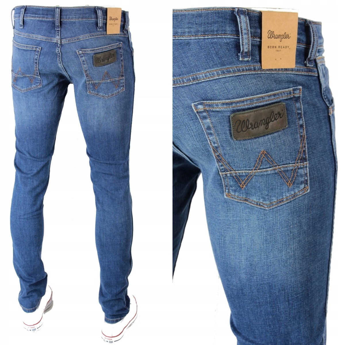 

Wrangler Bostin Slim Proste Jeansy W29 L34