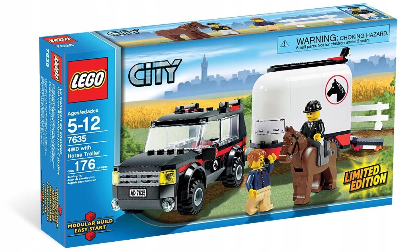 Lego City 7635 Terénní auto s přívěsem na koně Nové