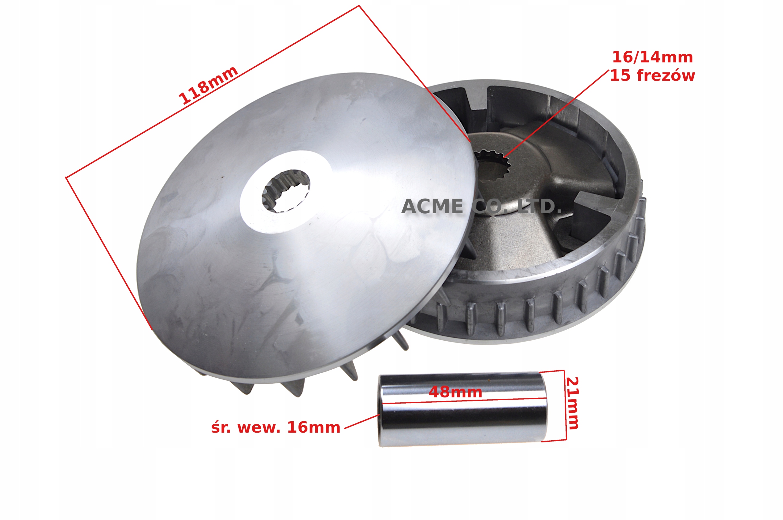 WARIATOR PRZECIWTALERZ SKUTER YAMAHA MAJESTY 125 Producent Acme