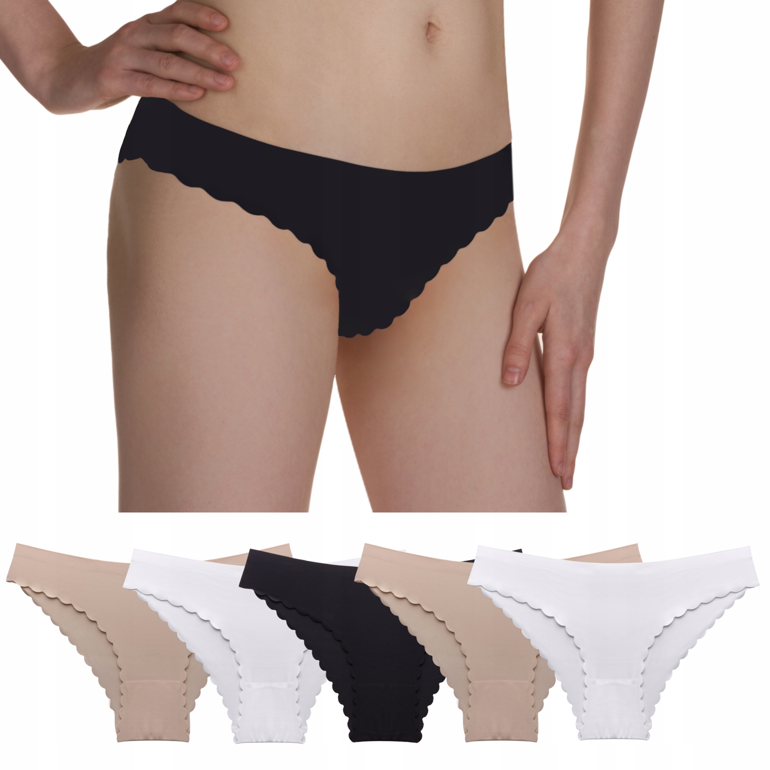 

6x figi/majtki damskie Kaja bezszwowe L/XL