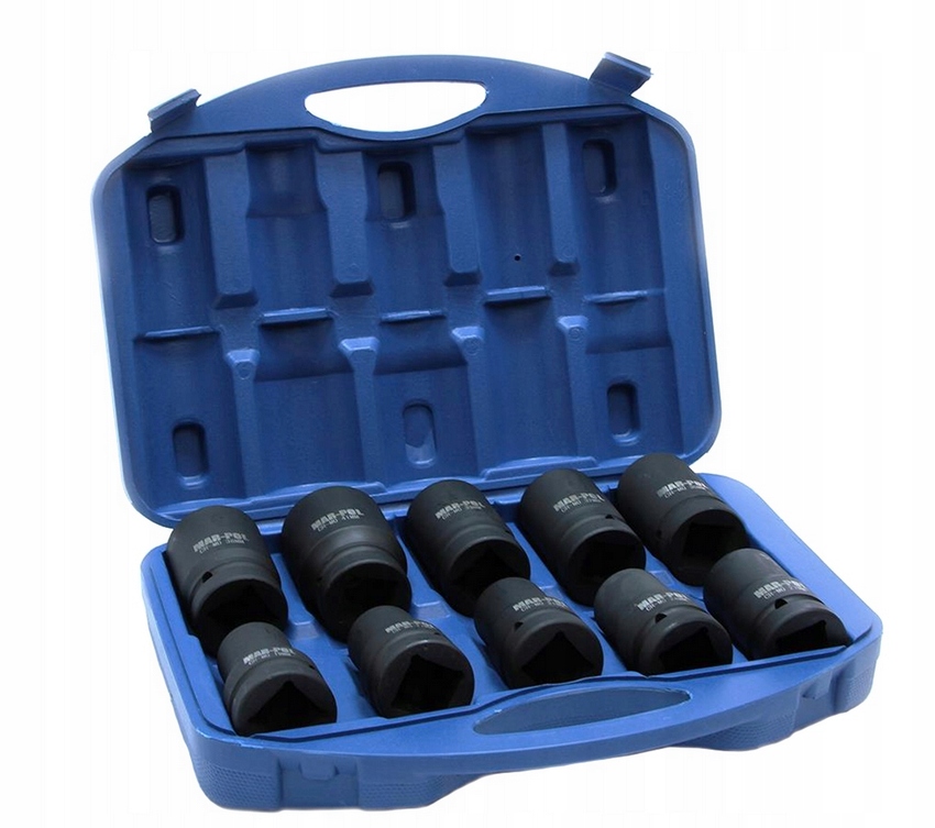 ZESTAW NASADEK UDAROWYCH 1'' 17-41MM 10 ELEM.