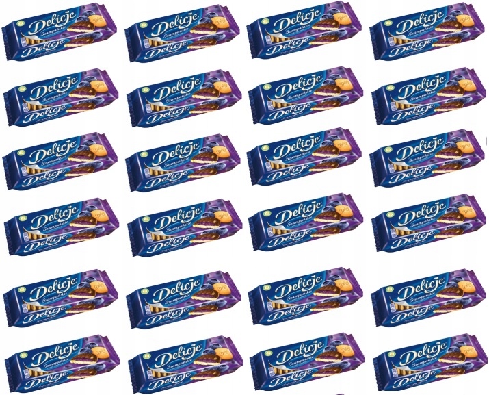 Levně 24 x 147 g Delicje Šampaňské borůvky Karton