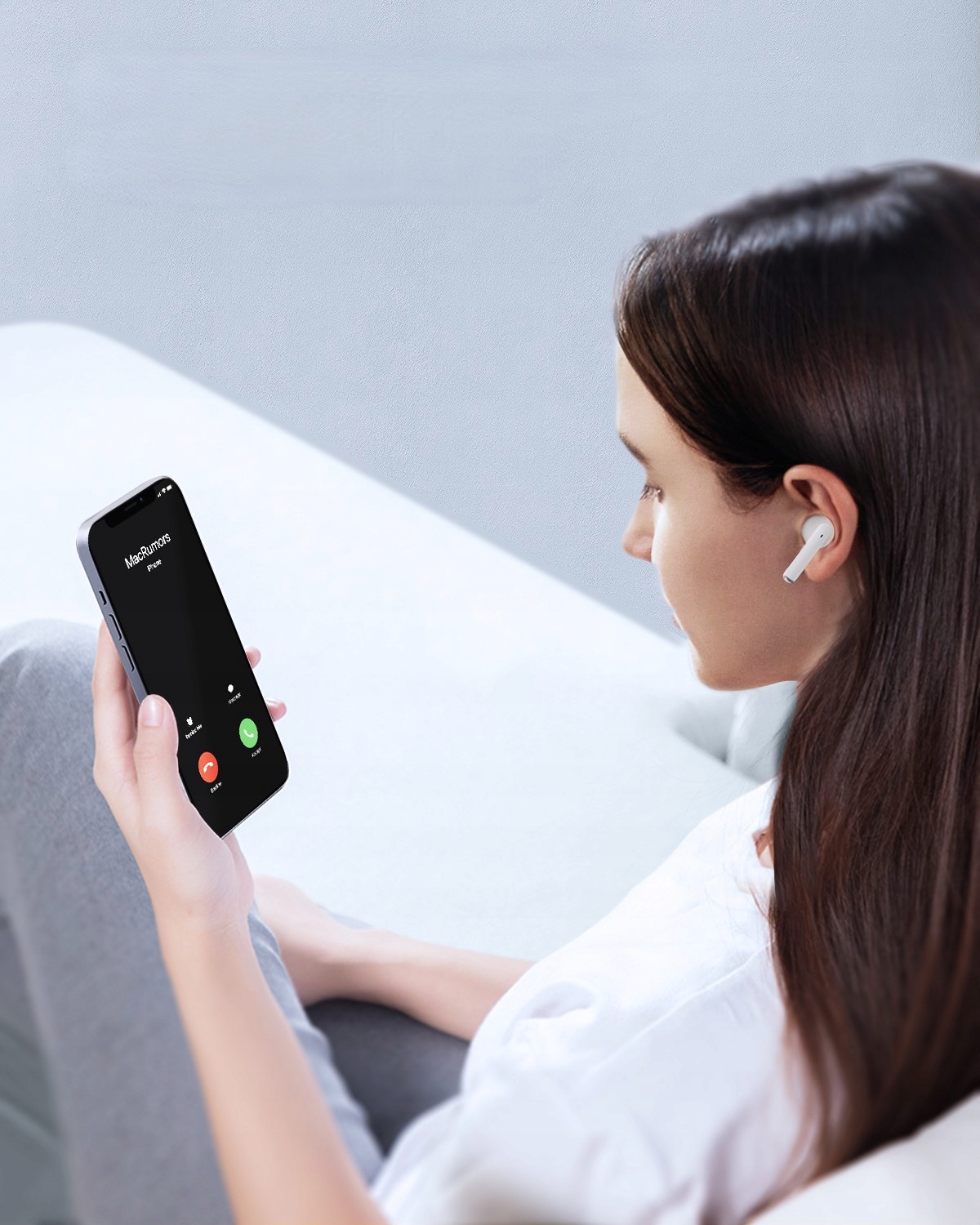 Słuchawki AUKEY EP-M2 TWS białe Kolor dominujący biały