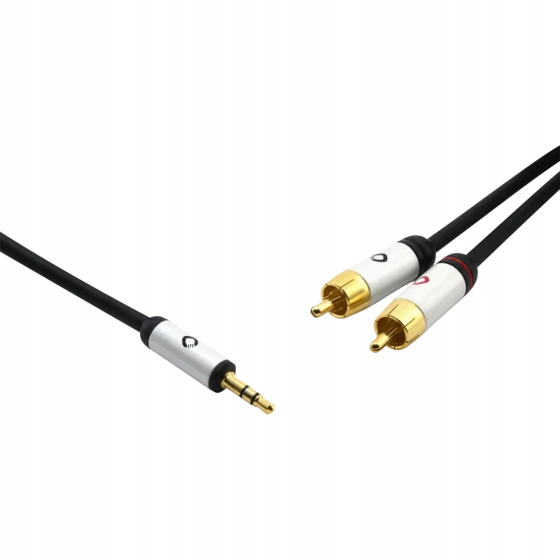 OEHLBACH 60002 kabel audio 1,5 m 3.5mm 2 x RCA Czarny