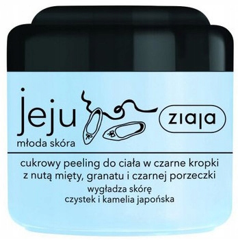 ZIAJA JEJU CUKROWY PEELING DO CIAŁA 200ML KROPKI