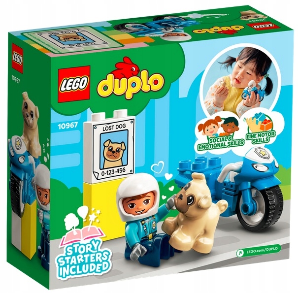LEGO DUPLO Motocykl policyjny 10967 Bohater brak