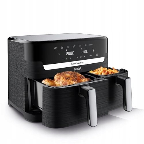 TEFAL Dual Easy Fry Beztłuszczowa 5,2L 3,1L Dwie Komory 7 Programów
