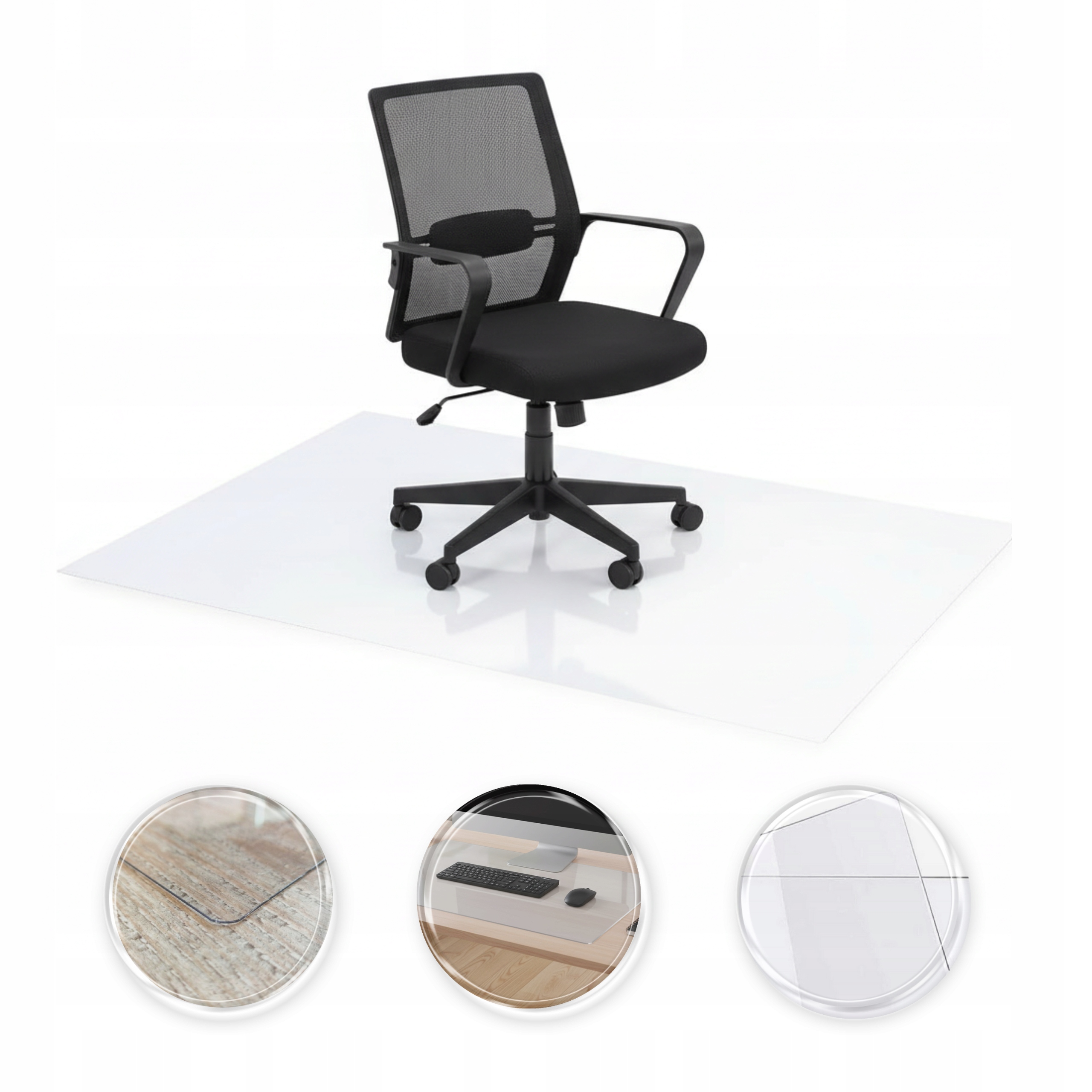 Podkładka Pod Krzesło Fotel Mata Ochronna 102x125