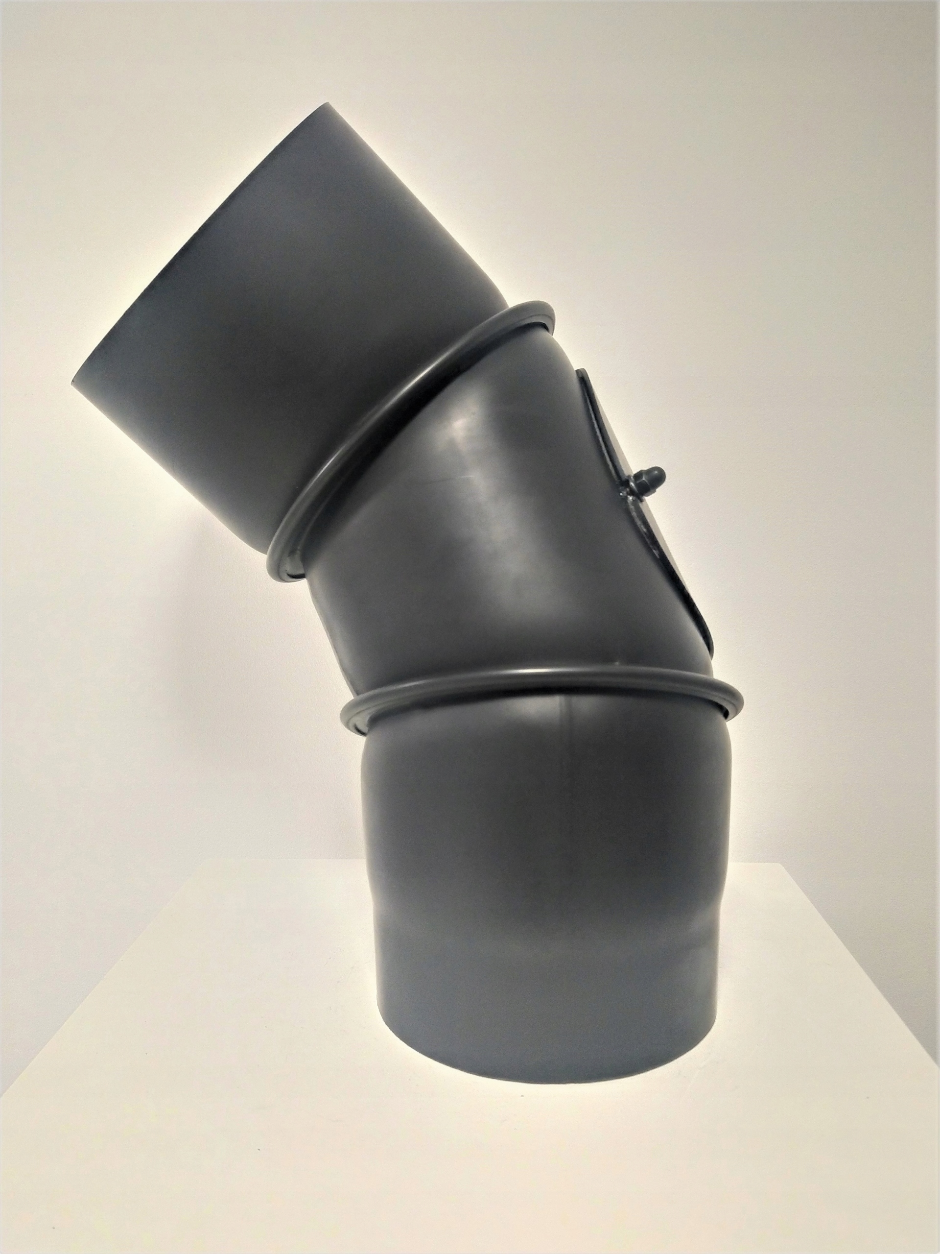 KOLANO spalinowe regulowane 90st FI 180 czarne 2mm Kod producenta kolano 180mm 90st