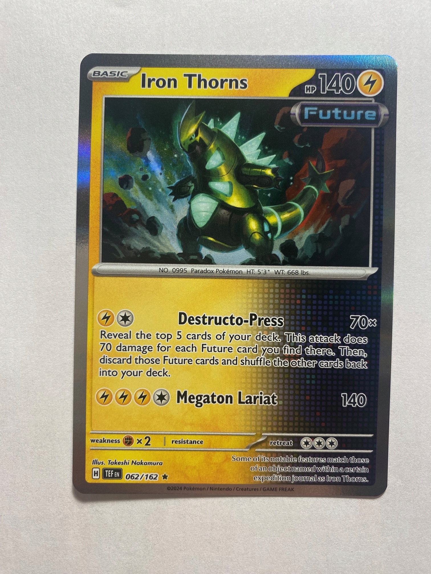 Iron Thorns (SVP 098) - SVPen098 - Black Star Promo (sealed