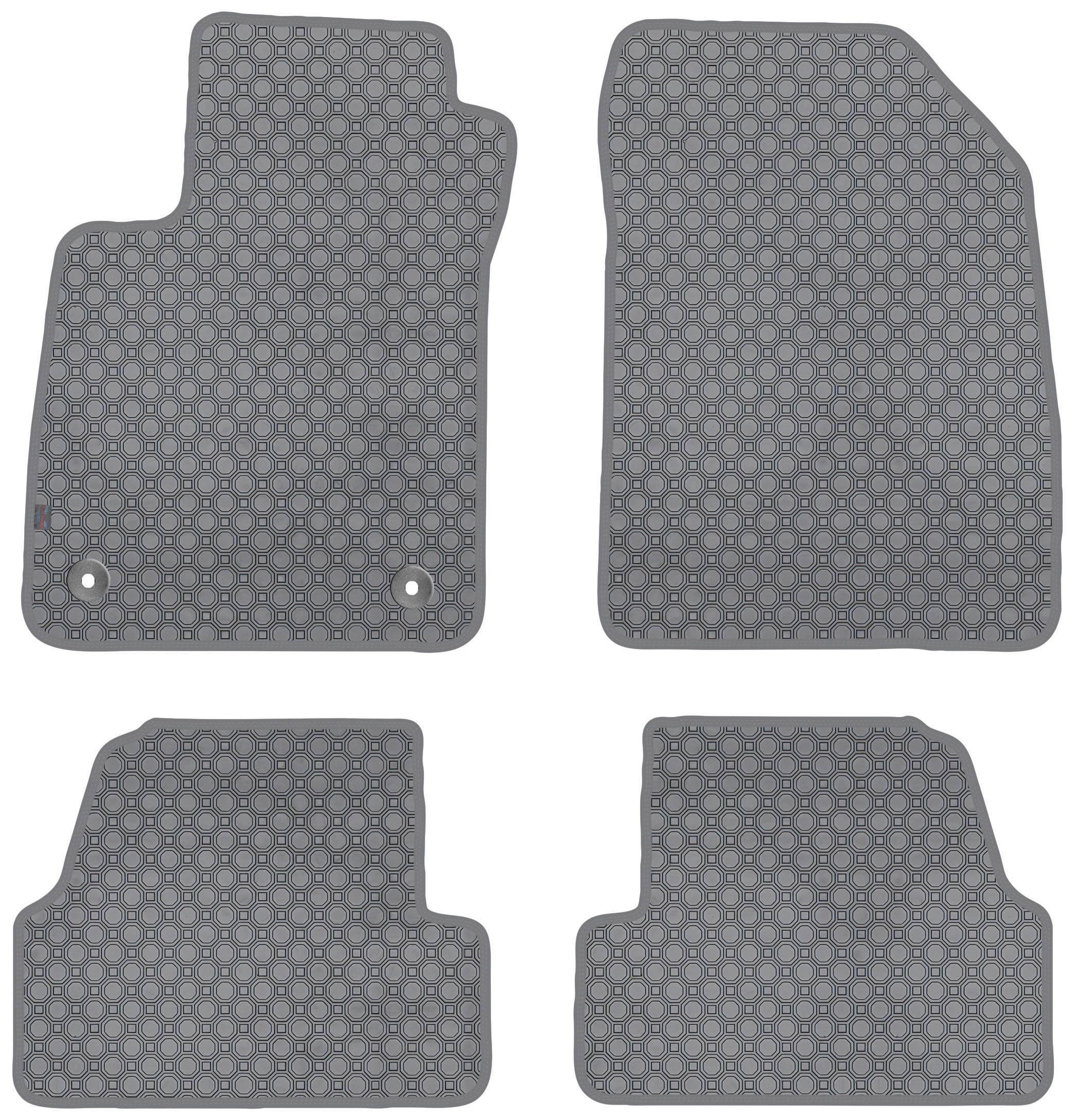 Opel Mokka 2012-2016 Koberce guma Šedá