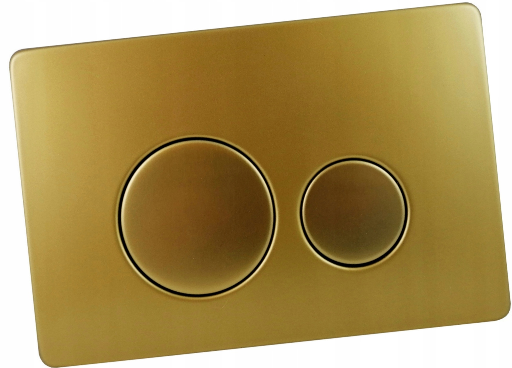 Tlačítko pro splachování ocel zlaté kartáčované pro Wc rám Koło Technic Gt D