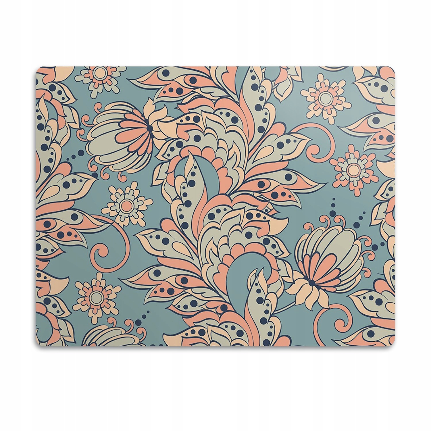 Levně Pro psa podložka pod misku Deseň květiny 60x40 cm