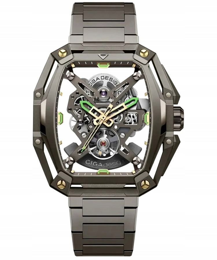 Pánské hodinky Ciga Design Hunter Vintage Automatic Skeleton
