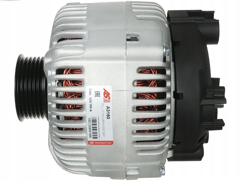 Alternator AS-PL A3160 Numer katalogowy części A3160