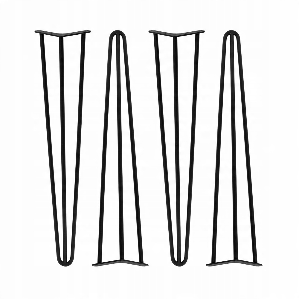 

4 x Hairpin legs Noga metalowa stołu 71cm 3pręty