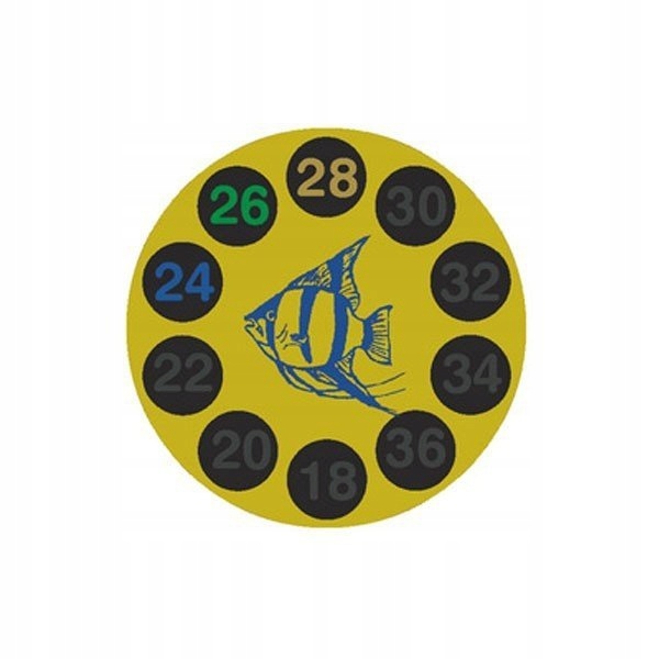 

Termometr LCD naklejany na szybę koło