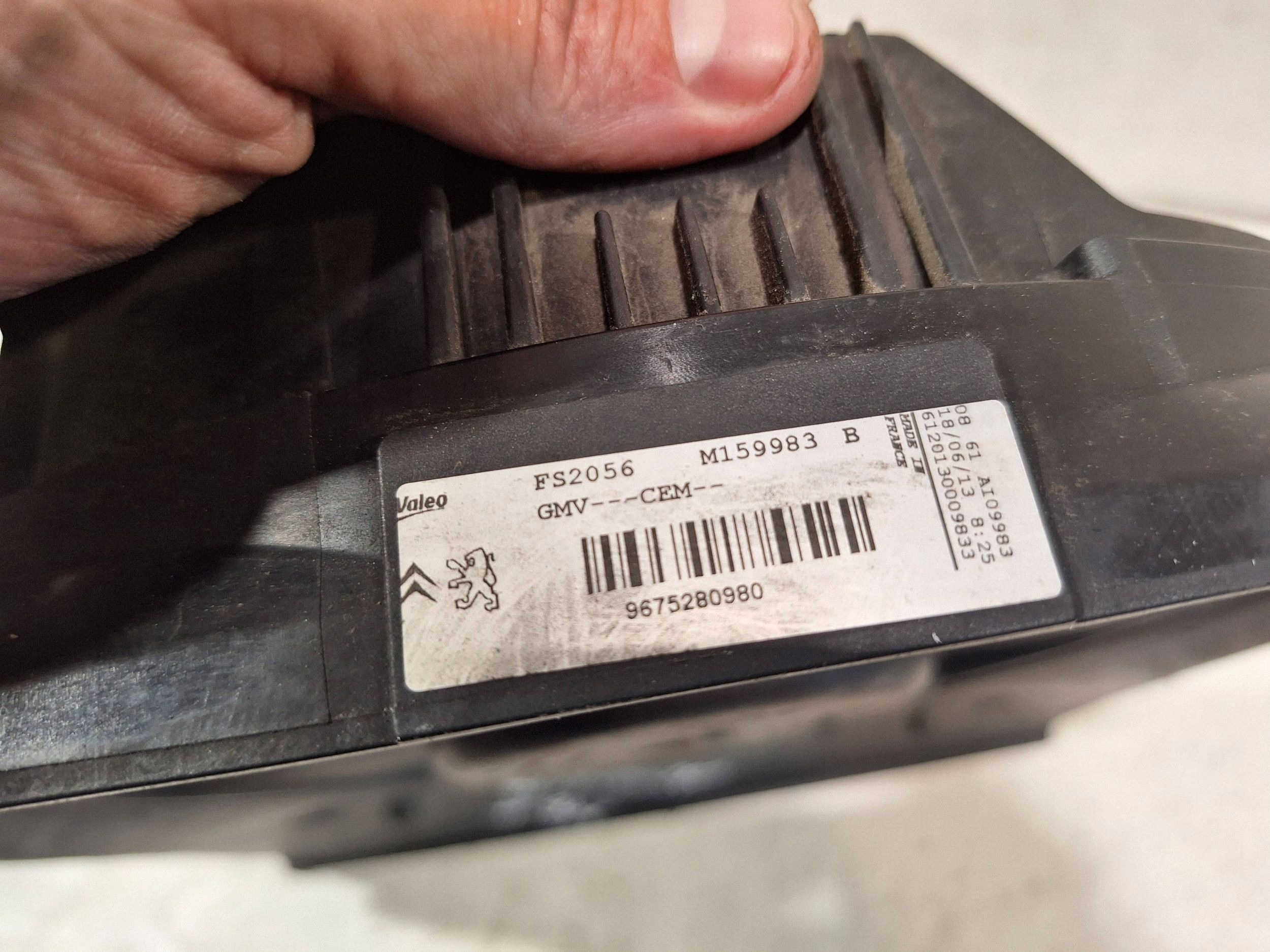 ventilátor chladiče Peugeot 207 9675280980