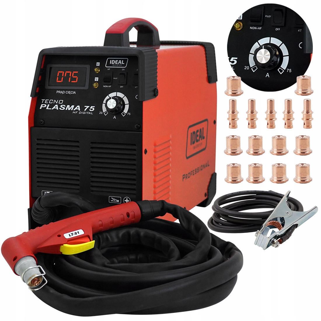 Plazma Do Cięcia Stali Ideal 75A 400V przecinarka