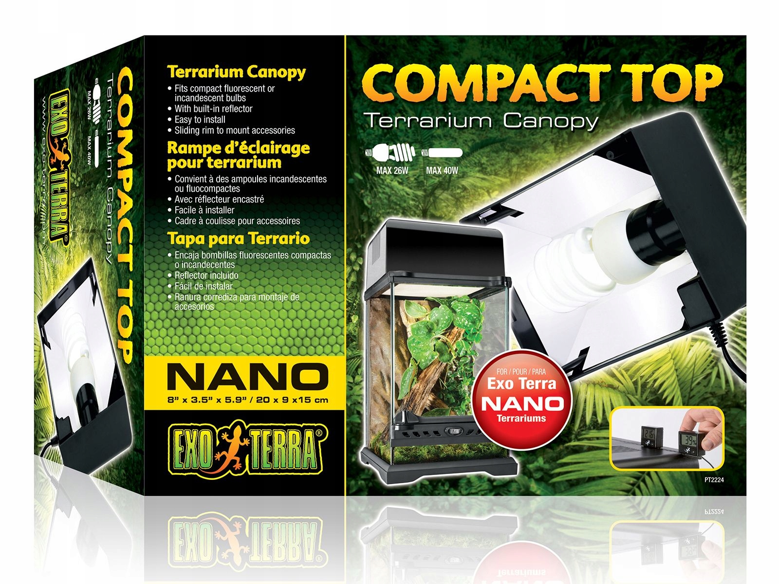 Levně Svítidlo Compact Top Nano 20x9x15cm Exo Terra EX-2242