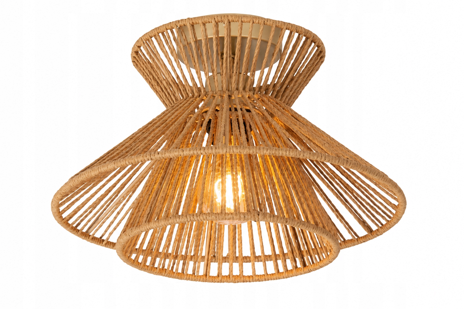 Závěsná lampa Rattan Boho Bambusová Loft pro obývací pokoj E27