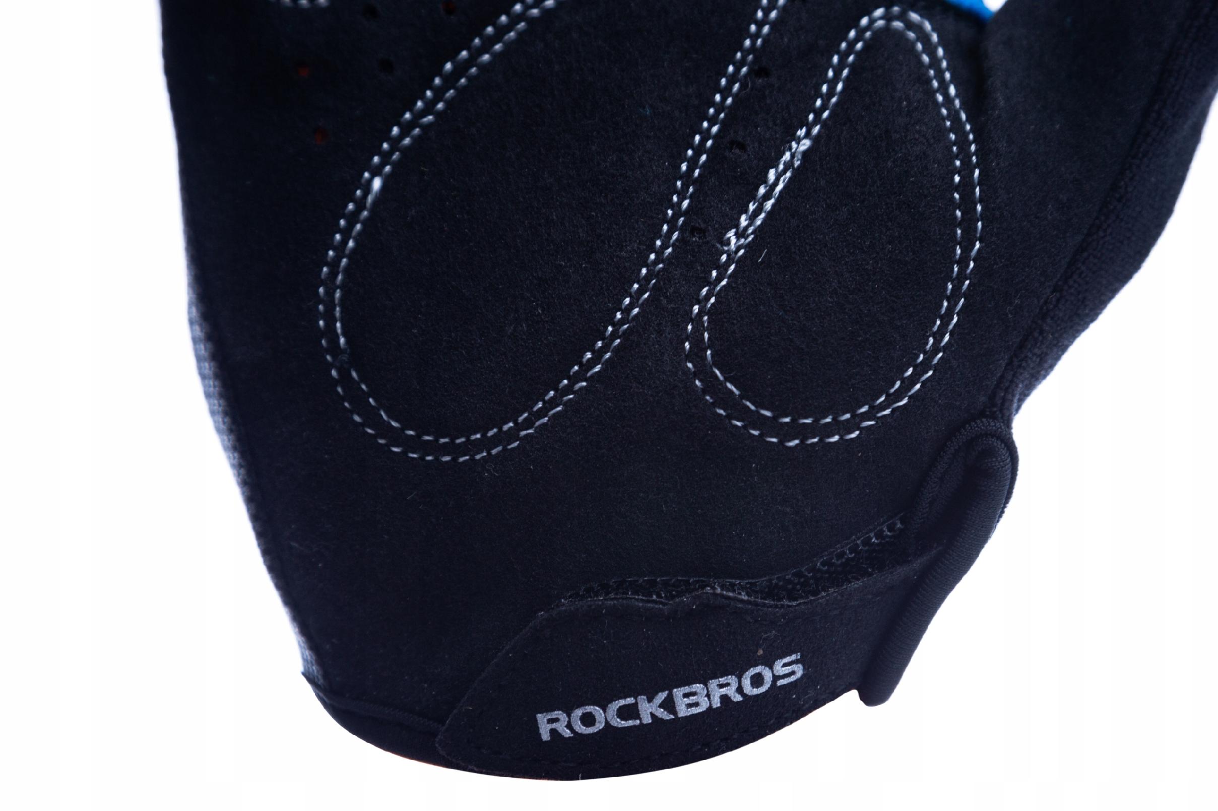 Rękawiczki rowerowe kolarskie na rower ROCKBROS 2X Kod producenta R0019_2XL_SZARE