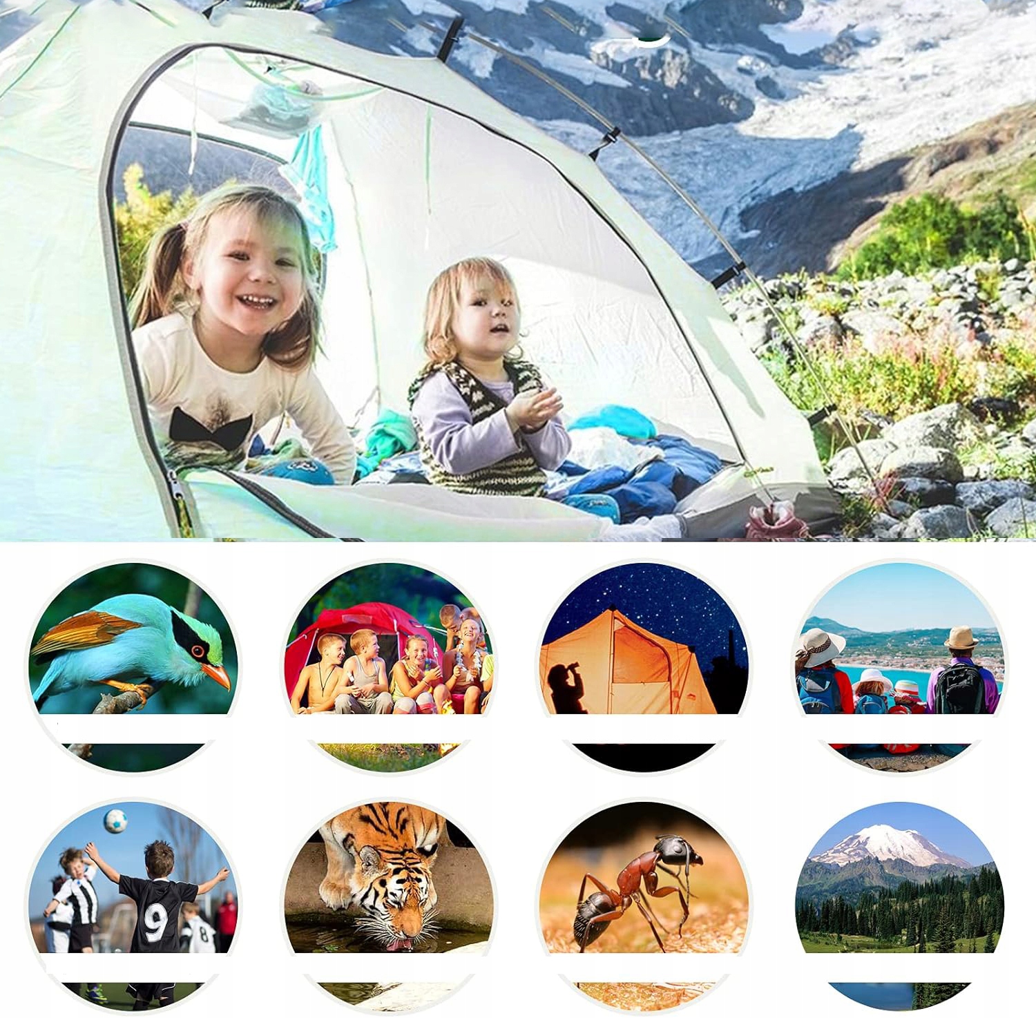 LORNETKA DZIEŃ NOC SZKLANA OPTYKA DLA DZIECI 8x21-niebieski Waga produktu z opakowaniem jednostkowym 0.24 kg