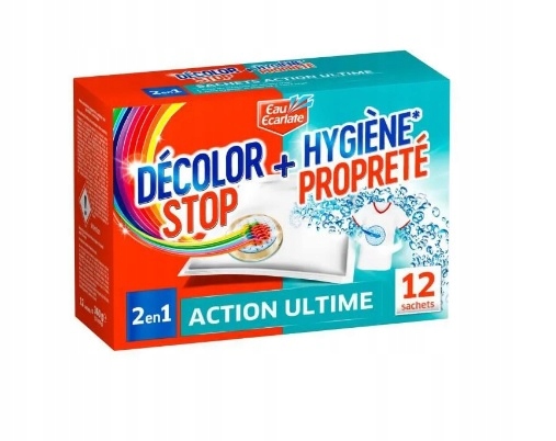 

Decolor Stop+hygiene chusteczki do prania 12szt
