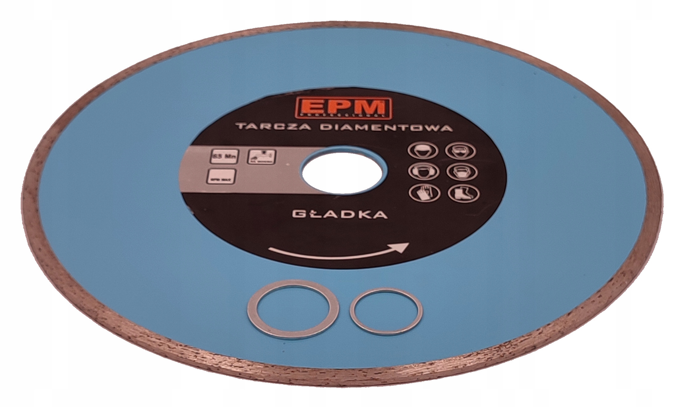 Tarcza do Cięcia Płytek 230mm Diamentowa Gładka do Cegły Glazury Terakoty Stan opakowania oryginalne