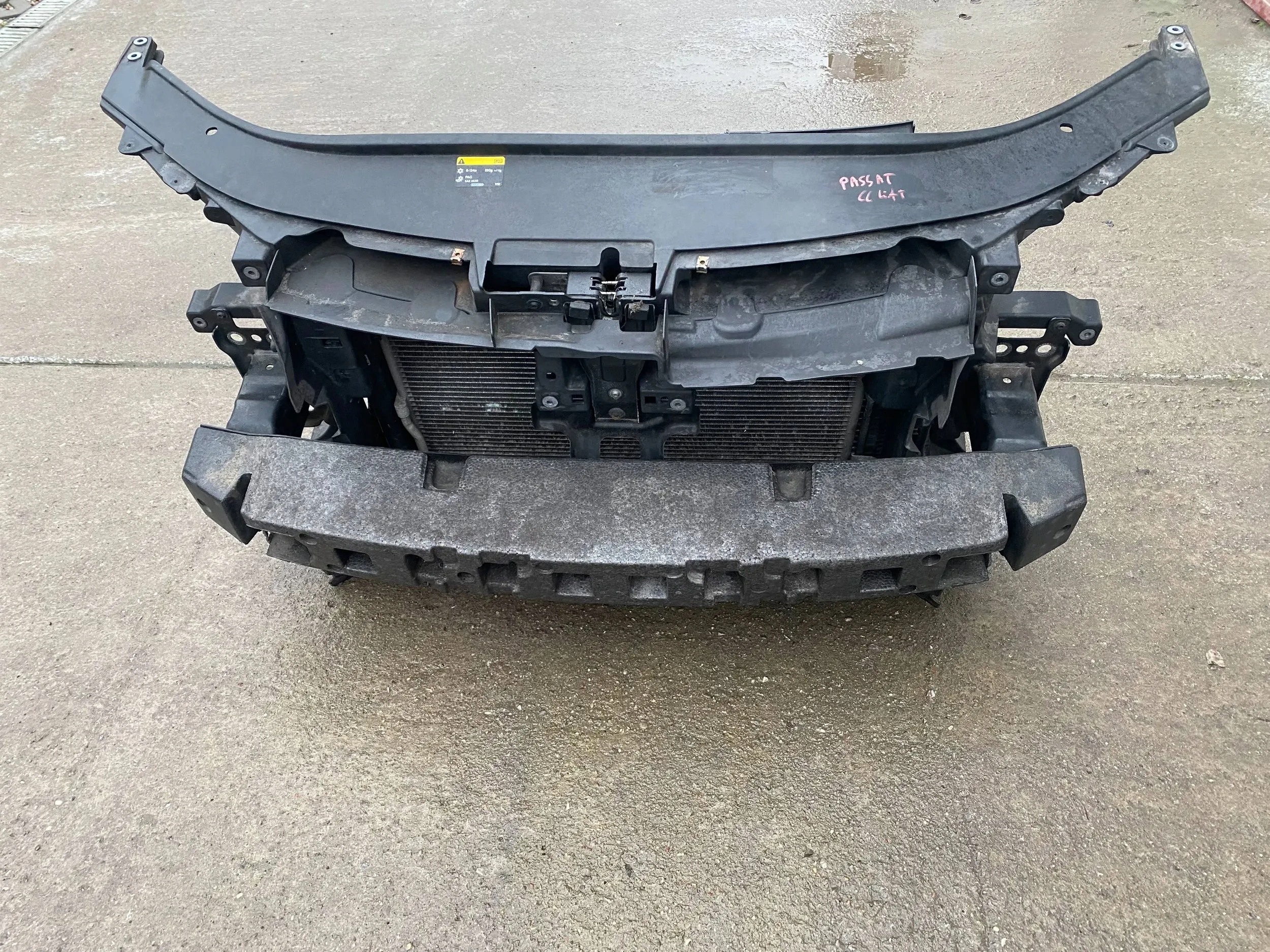 VW PASSAT CC LIFT 2.0 TDI complete support panel for radiators radiator sider