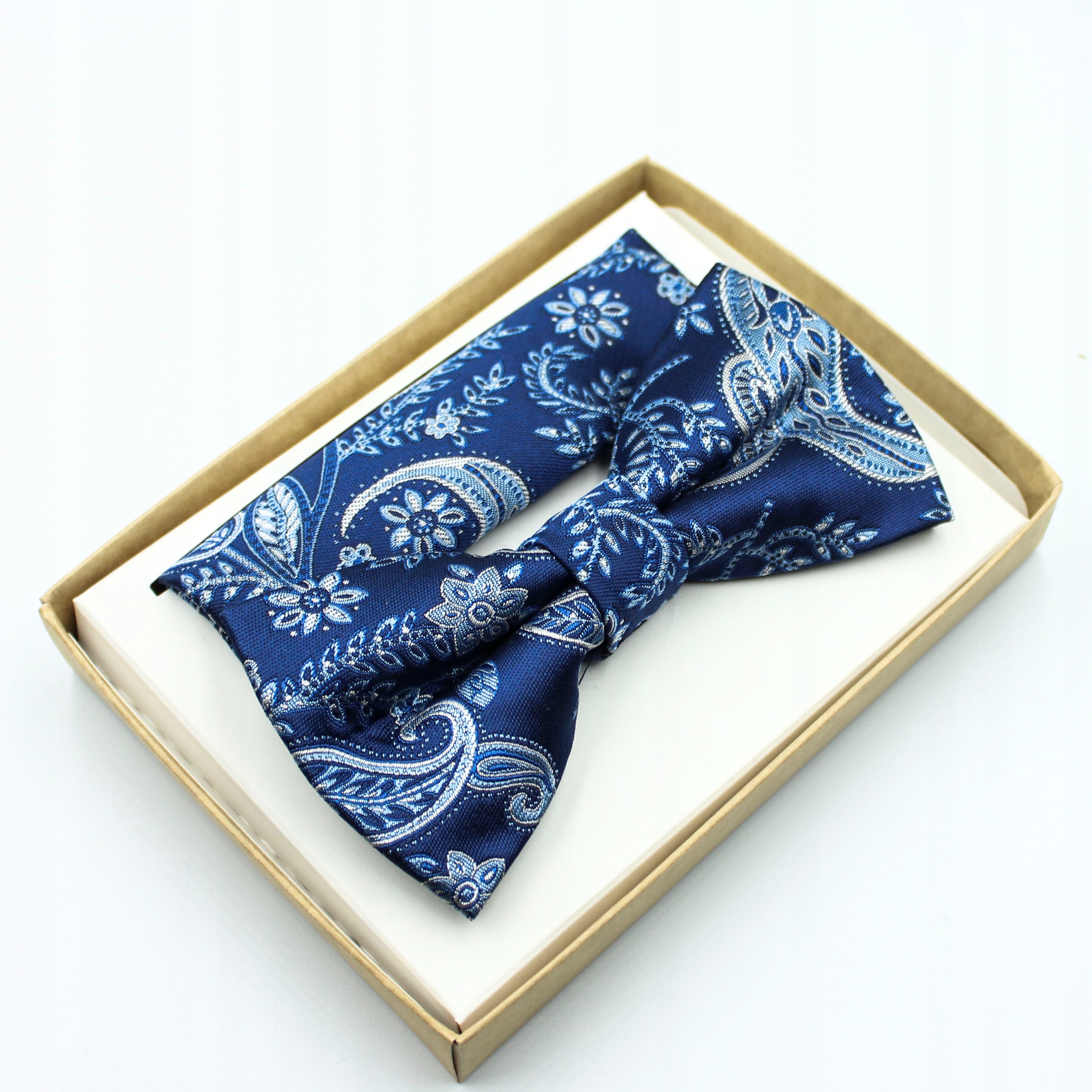 MUSZKA MUCHA NIEBIESKA WZOREK MĘSKA + POSZETKA Marka inna