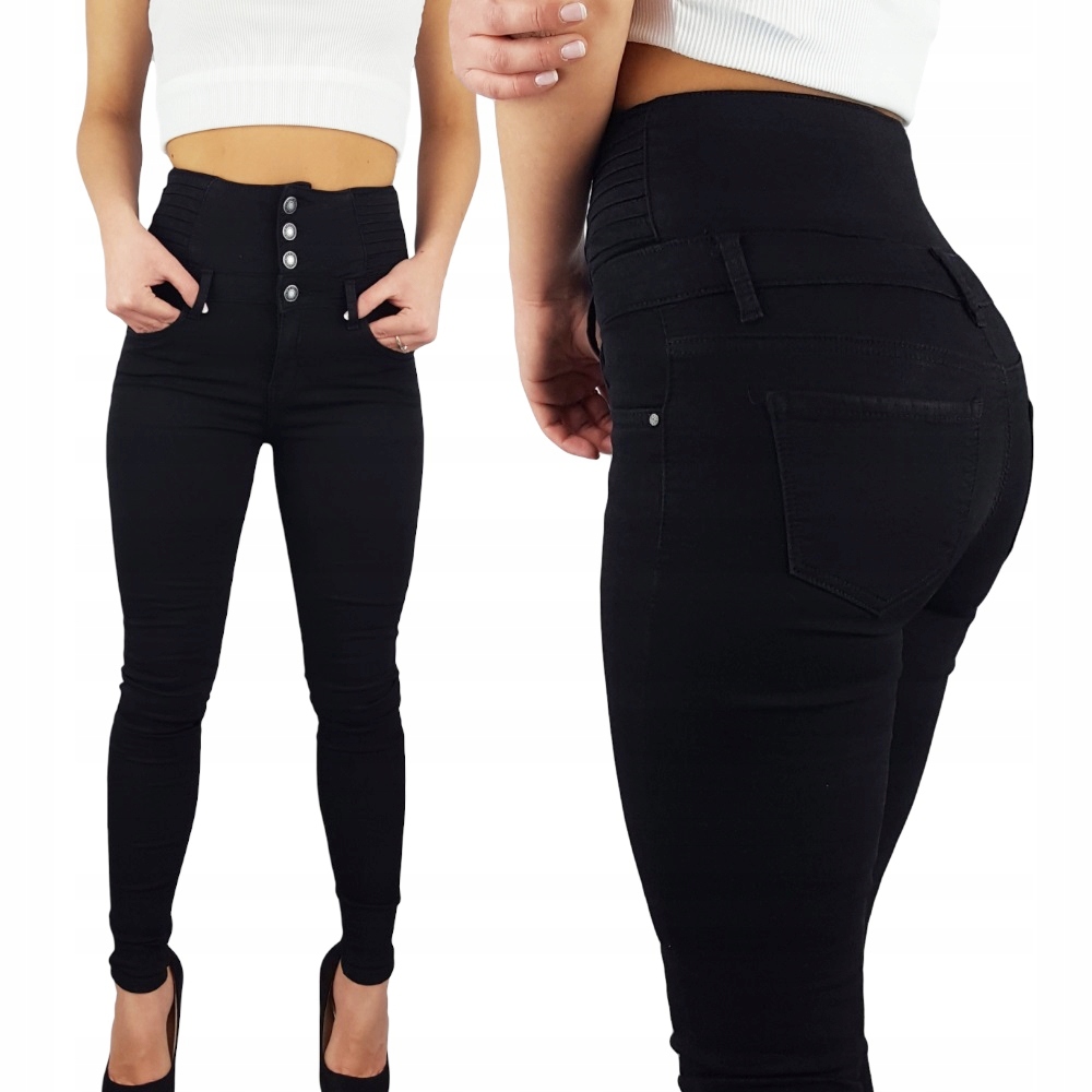 

Damskie Spodnie Jeansowe Modelujące Wysoki Stan
