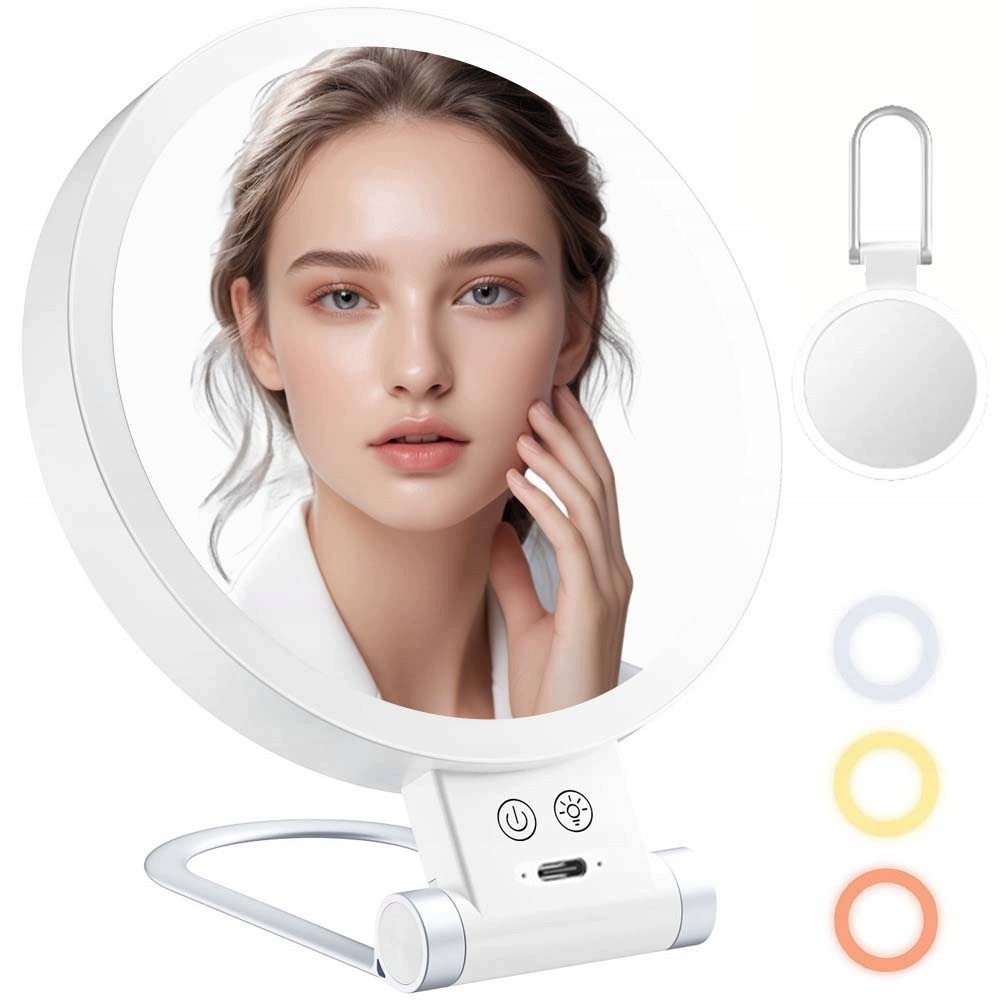 Led Kosmetické Zrcátko Pro Zvětšování Make-upu 20 X 64 Led Podsvícení